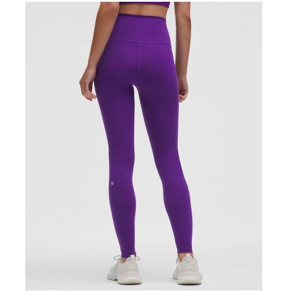 (14) NWT Lululemon Wunder Train High Rise 28'' College Purple - Picture 2 of 9